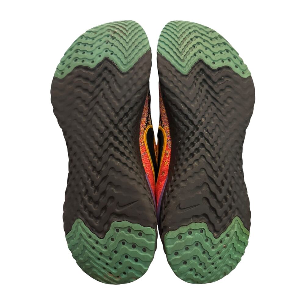 Nike Epic React Flyknit 2 Black Ember Glow Multicolor Women’s 10 CK0818-001 - Picture 7 of 7